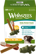 Whimzees Variety Value Box Medium med ulike tannrensende tyggebein