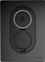Zaptec Go ladeboks i asphalt black - norsk smart 22 kW elbillader